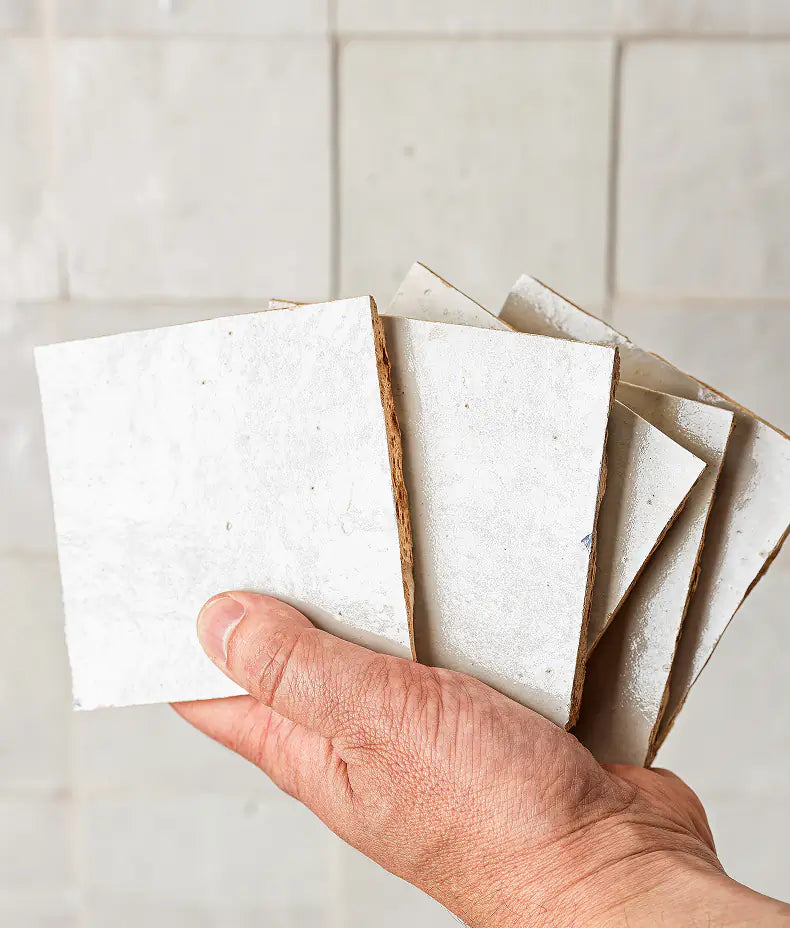 Handmade White Zellige Gloss