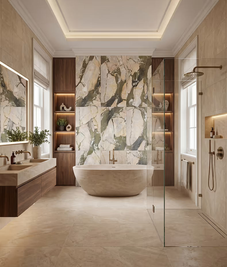 Hoxton Porcelain Four Seasons Brushed