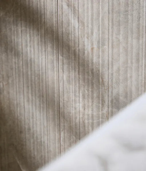 Hoxton Porcelain Amber Linear Décor Matt
