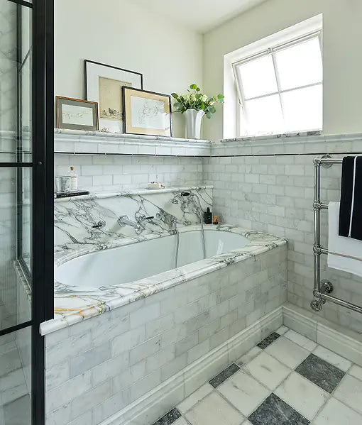 Long Island Marble Tumbled Finish