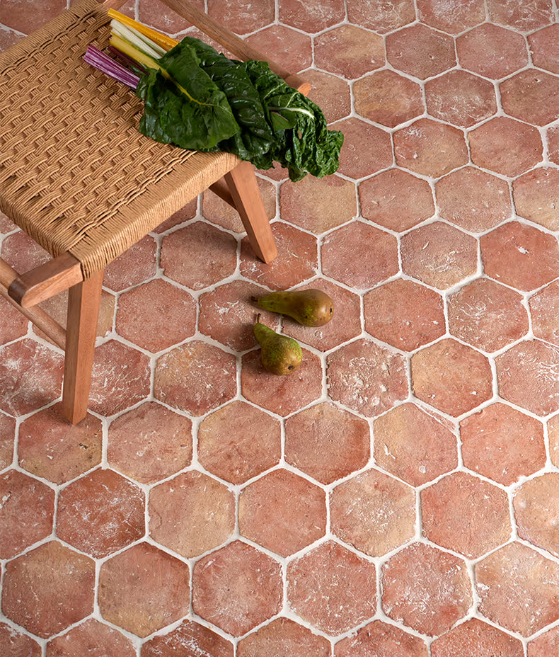 Marlborough Terracotta Hexagon